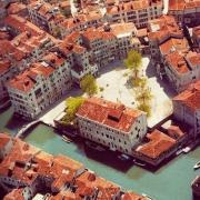 Vista aerea del Ghetto di Venezia